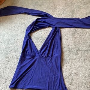 New without tags cobalt blue wrap convertible top size xl
